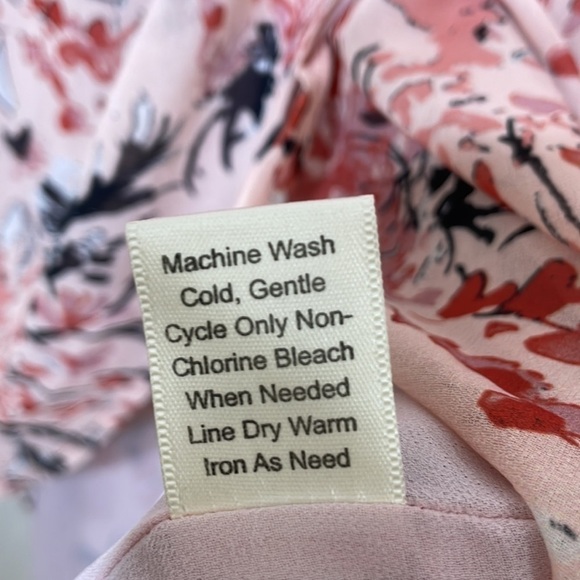 NWT. Standards & Practices 1X Wrap Hi-Low Garden Floral Maxi Chiffon Dress. - Picture 10 of 15